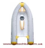 Лодка надувная моторная с жестким дном Kolibri RIB-400, комплектация СПОРТ