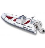 Лодка надувная моторная с пластиковым днищем BRIG RIB EAGLE E480L